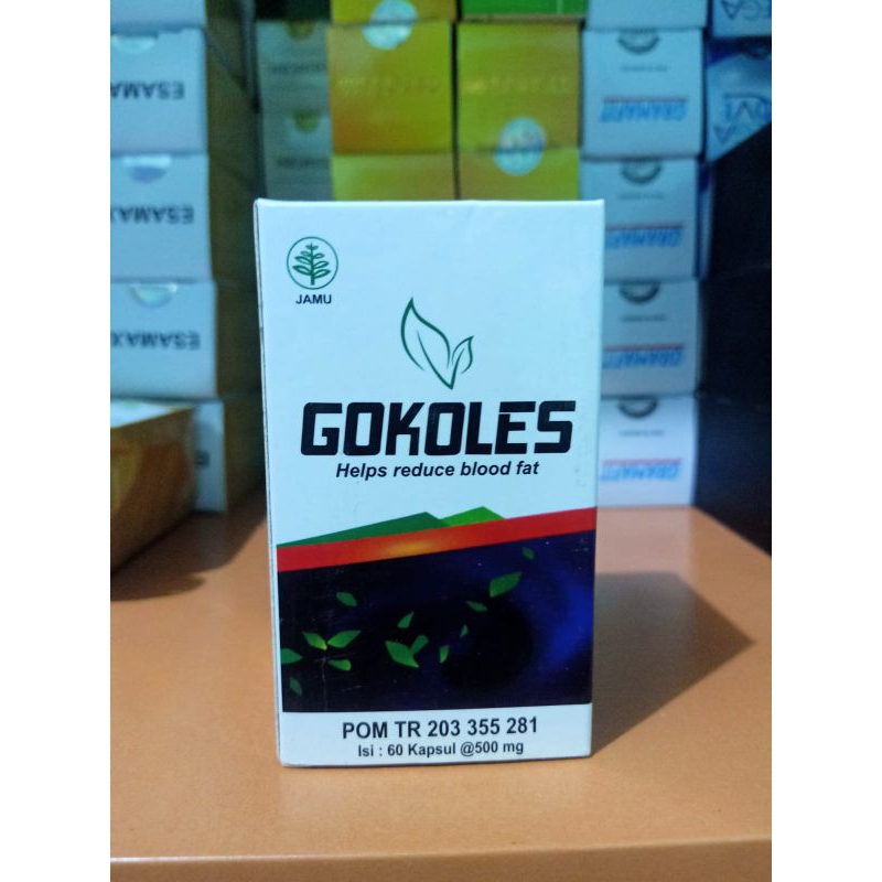 DISTRIBUTOR GOKOLES ASLI ORIGINAL OBAT KOLESTEROL PALING AMPUH 100% HERBAL TURUNKAN KOLESTEROL