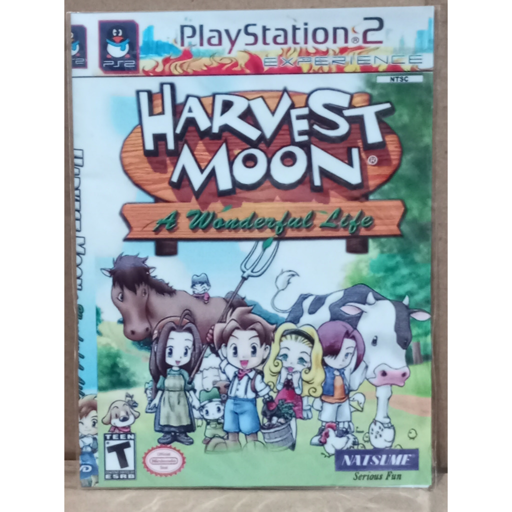KASET PS2 KOPAB: HARVEST MOON A WONDERFUL LIFE