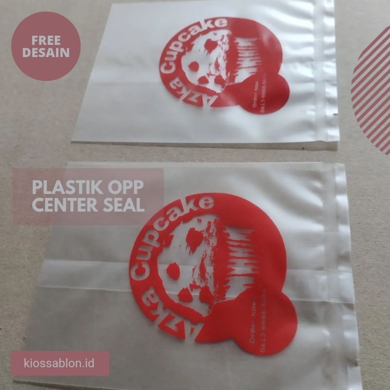 sablon custom plastik opp cookies/mooncake/roti kering