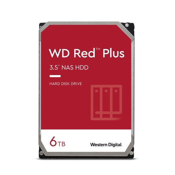 HARDDISK PC WD CAVIAR RED PLUS 6TB SATA 3.5" HDD HARDISK NEW 6 TB