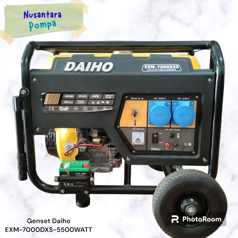 Genset Daiho EXM-7000DXS