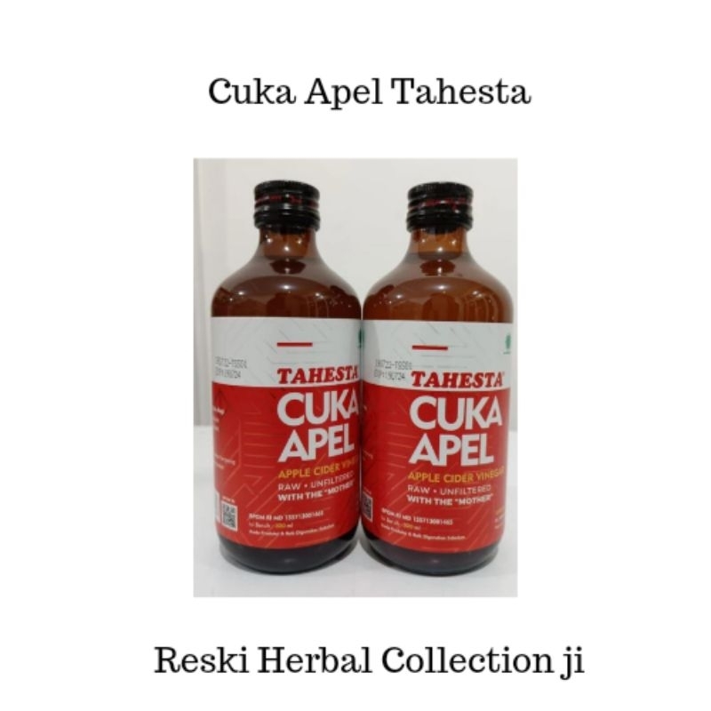 

Cuka Apel Tahesta Original Botol Kaca isi 320 Ml