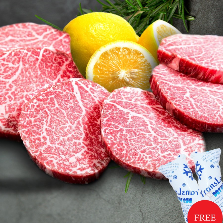 Japanese Wagyu Beef Filet Mignon A5 / Tenderloin A5 / A4 Sliced 250gr
