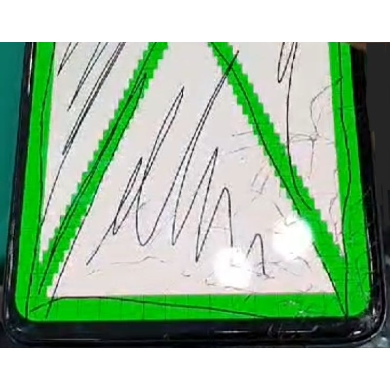 Lcd + frame Samsung A51 Original copotan retak normal