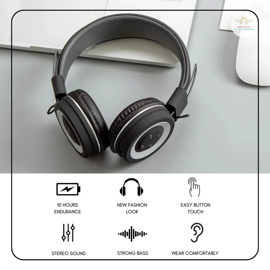 HEADPHONE GJBY CA-031 WIRELESS BLUETOOTH ORIGINAL