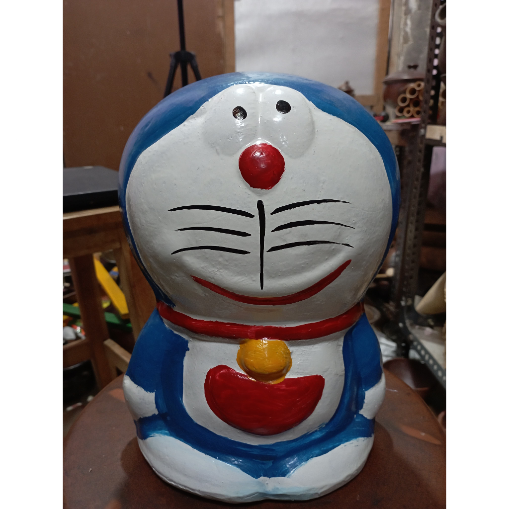 Celengan DORAEMON Celengan GERABAH Tanah Liat