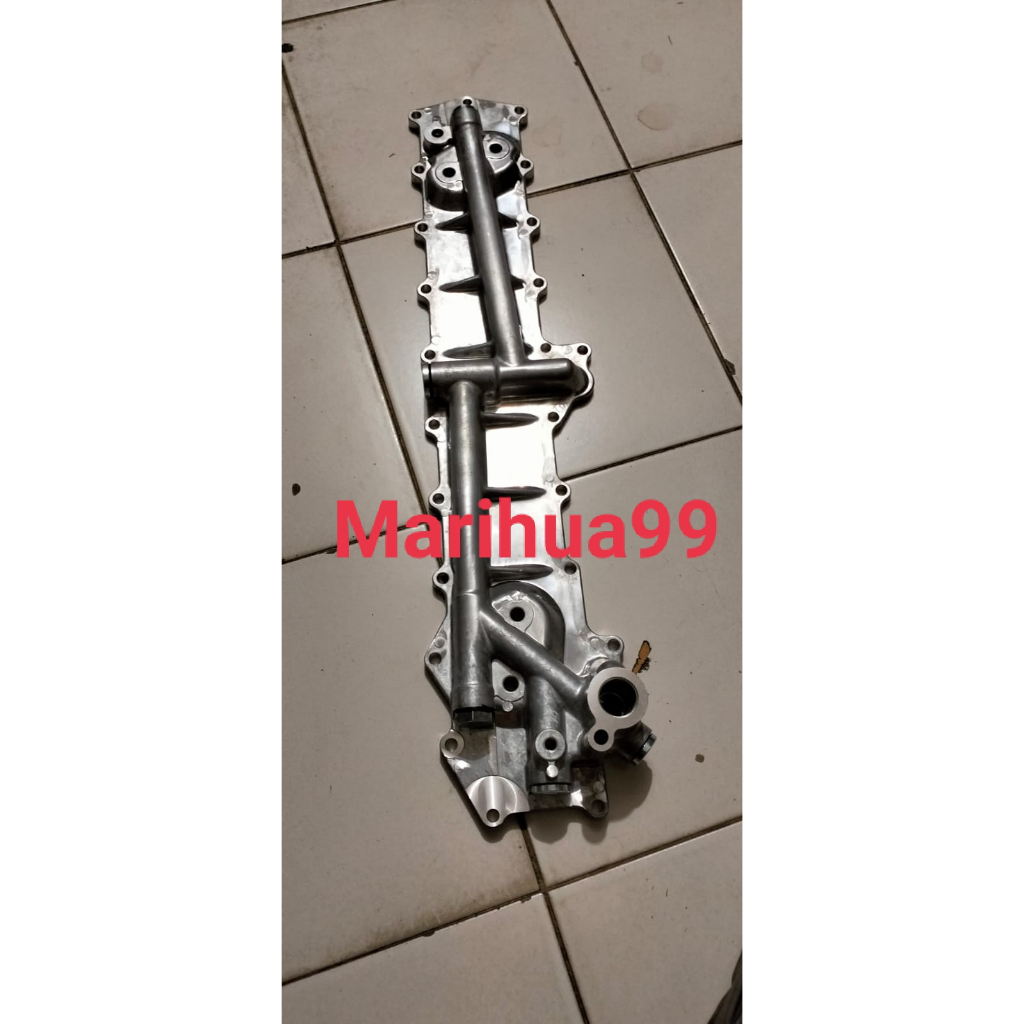 Cover tutup oli cooler 6D16T 6D17 intercooler ganjo