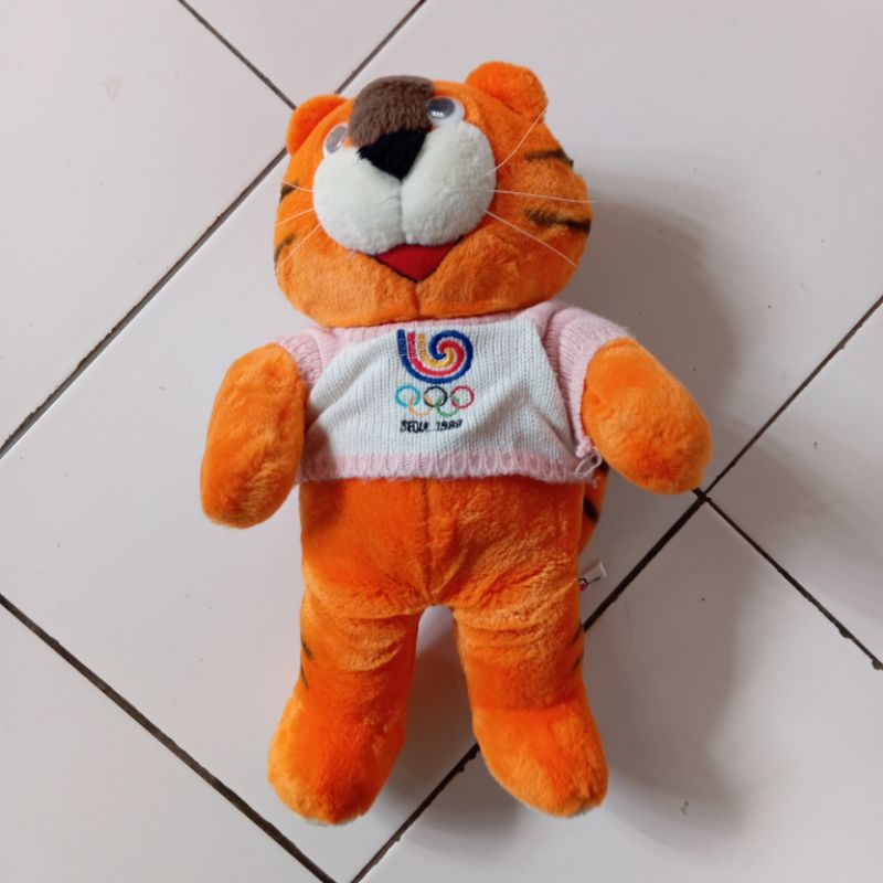 Boneka Maskot Olimpiade Seoul 1988 || Boneka Maskot Asian Games 1986 Seoul || Hodori & Tae-sung