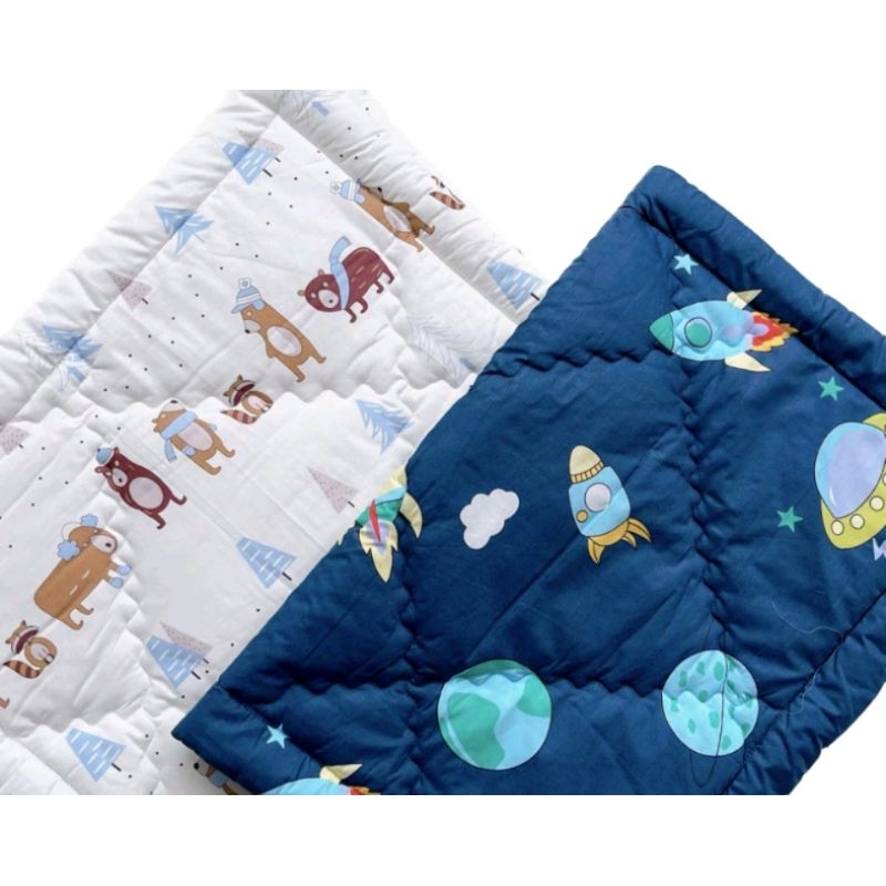 selimut bedcover bayi katun lokal