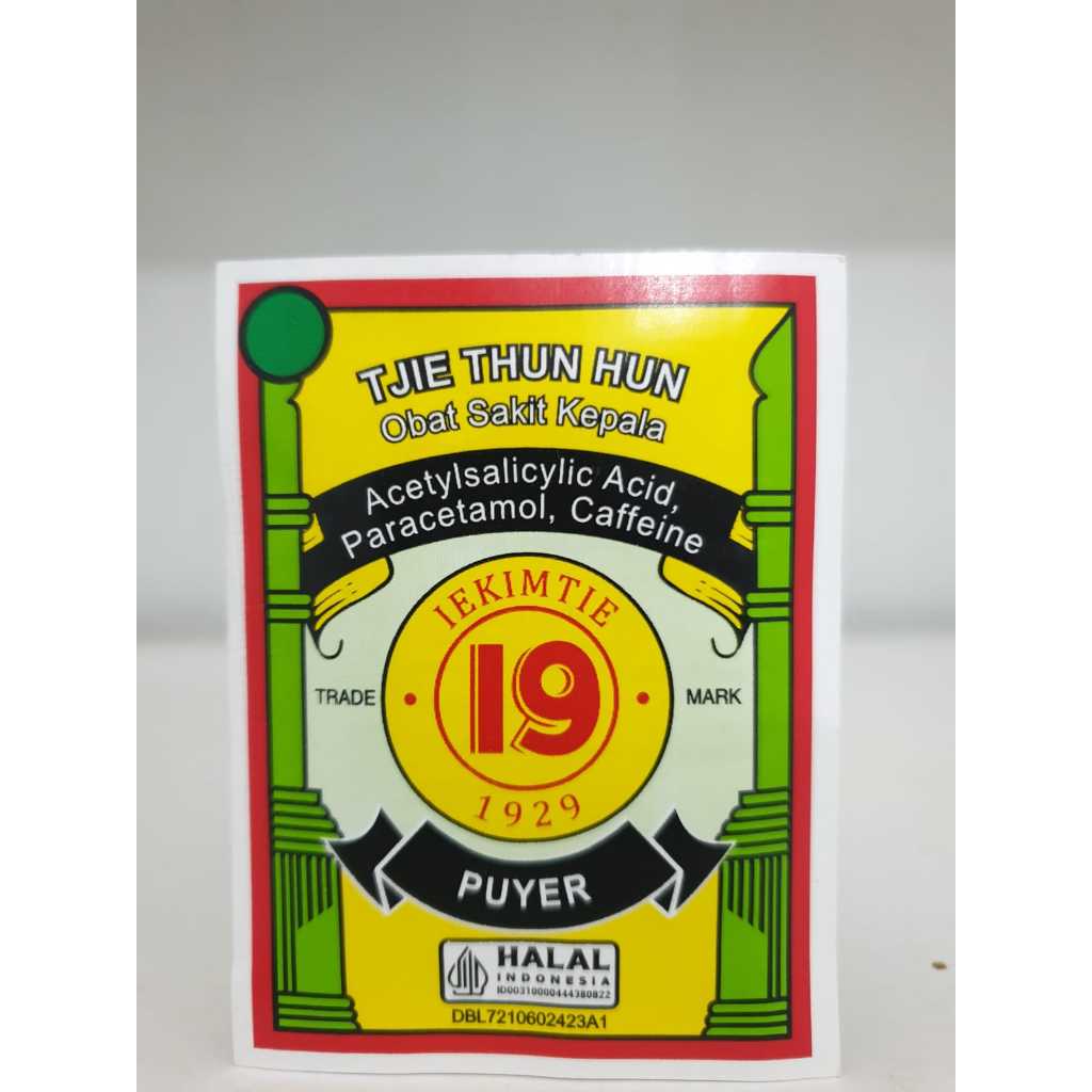 Puyer 19 sachet / obat sakit kepala, sakit gigi, nyeri otot