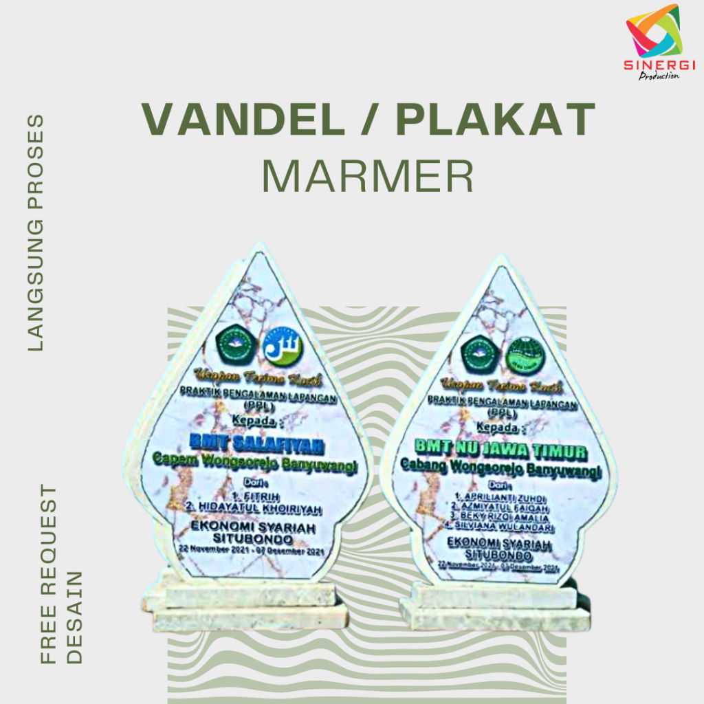 VANDEL / PLAKAT MARMER CUSTOM