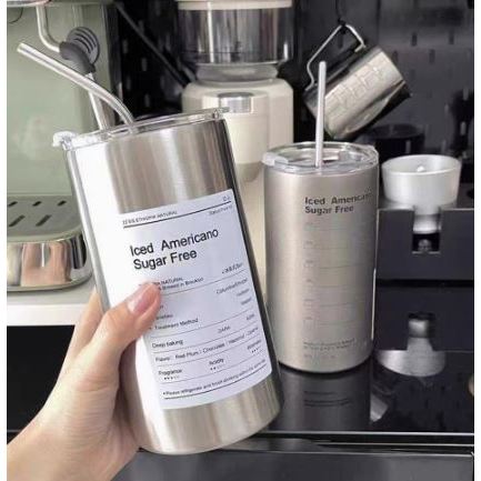 Gelas Tumblr Isi 600 Ml / Gelas Tumblr Bahan Stainless Tahan Panas Dan Dingin
