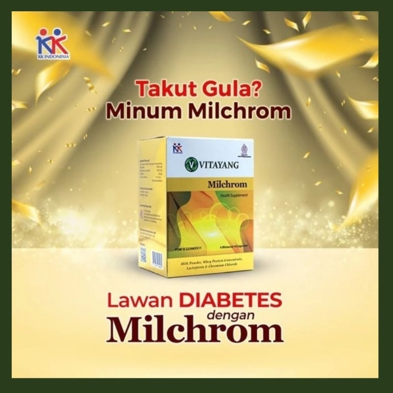 VITAYANG MILCHROM Supelmen Diabetes Resistensi Insulin Gula darah Tinggi