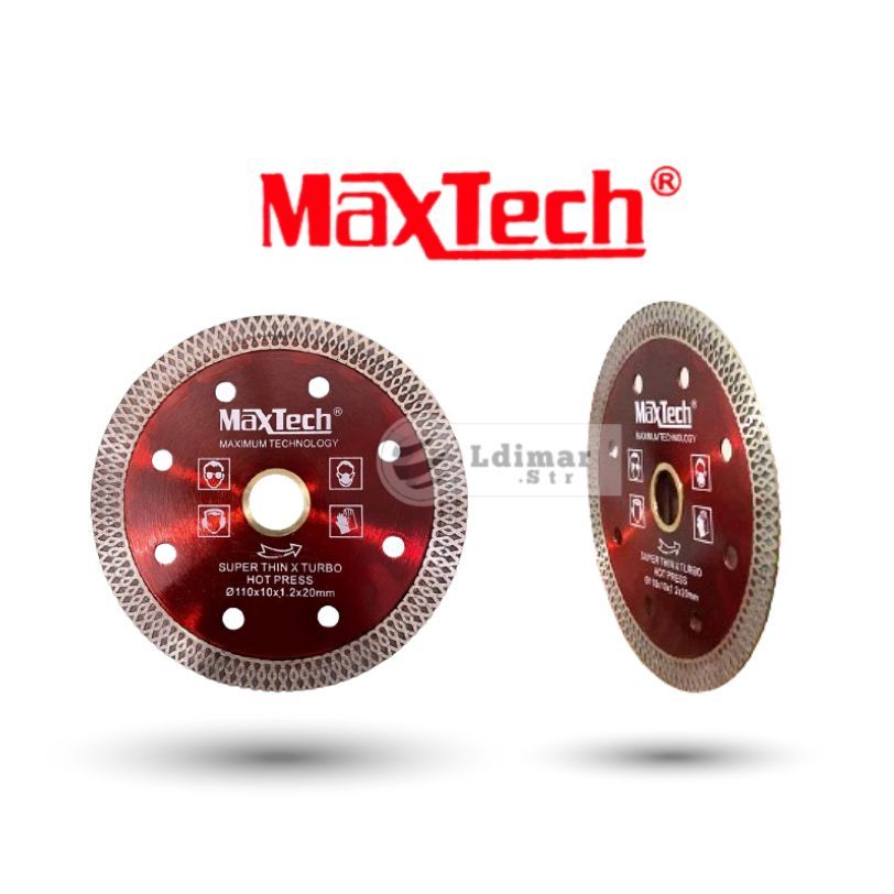 MAXTECH mata gerinda potong pada Granit, Kramik, Marmer, Diamond Wheel Premium/mata potong gerinda
