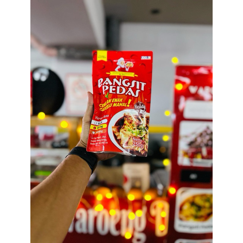 

Pangsit pedas Kering (Bundling) waroeng djajan