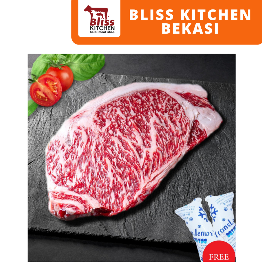 Japanese Wagyu Beef Sirloin A5 / A4 Steak 1cm 200gr