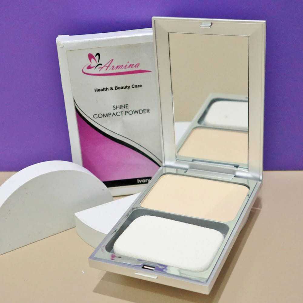 Bedak Padat UV Protect Armina - Bedak Glowing - Bedak Pemutih