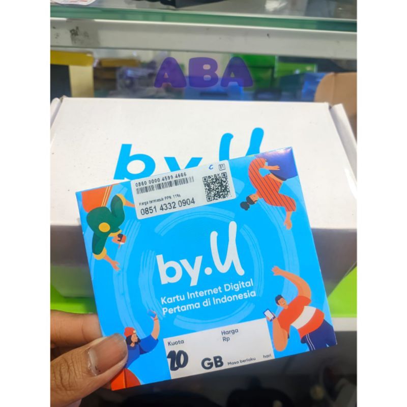 Kartu Telkomsel by.U by U 3 GB ByU Segel