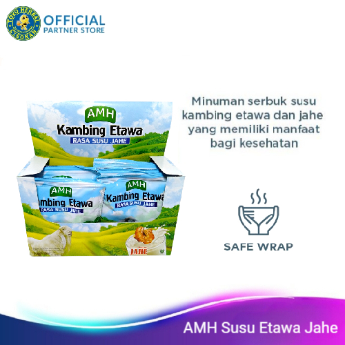 

AMH Kambing Etawa Full Cream Rasa Susu Jahe Isi 10 Sachet