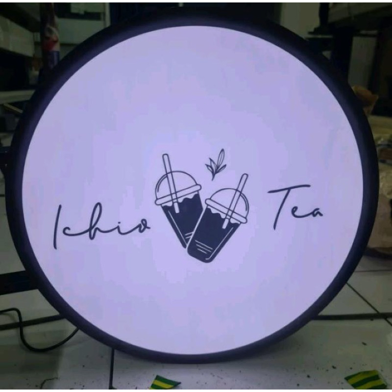 NEON BOX BULAT AKRILIK DIAMETER 100cm