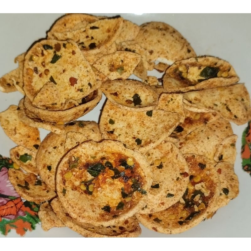 

Basreng Stik/koin pedas daun jeruk