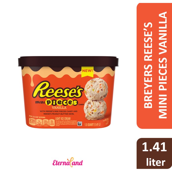 

Breyers Reese's Ice Cream 1.5 quart - es krim impor USA