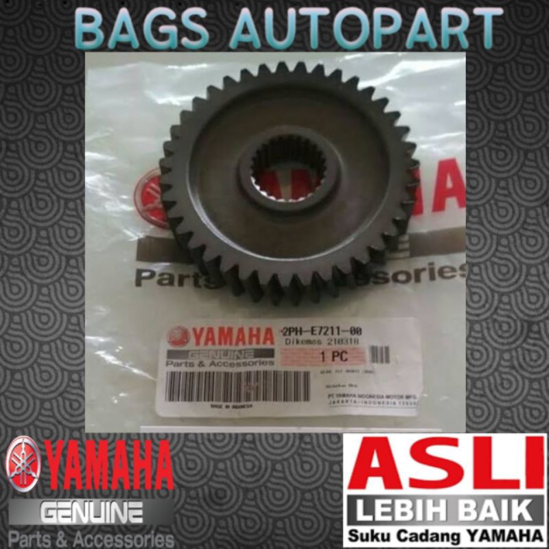 GIGI GEAR RASIO BELAKANG /GEAR 1ST WHEEL MIO M3/2PH-E7211-50
