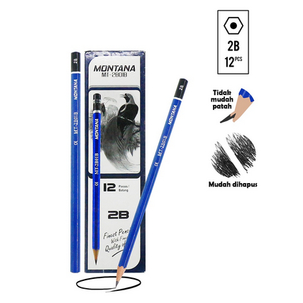 

Pensil Murah 2B Merek Montana