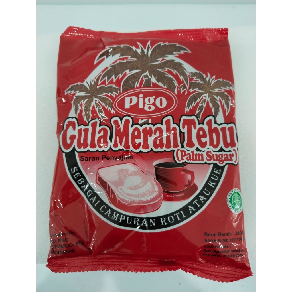 

Pigo gula merah tebu/palm sugar