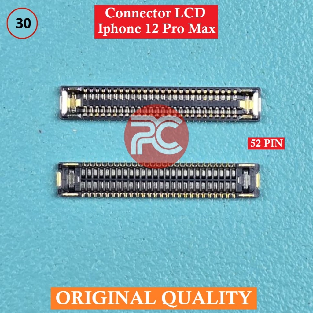 Konektor LCD Iphone 12 Pro Max Org Socket Conector Layar Di Mesin