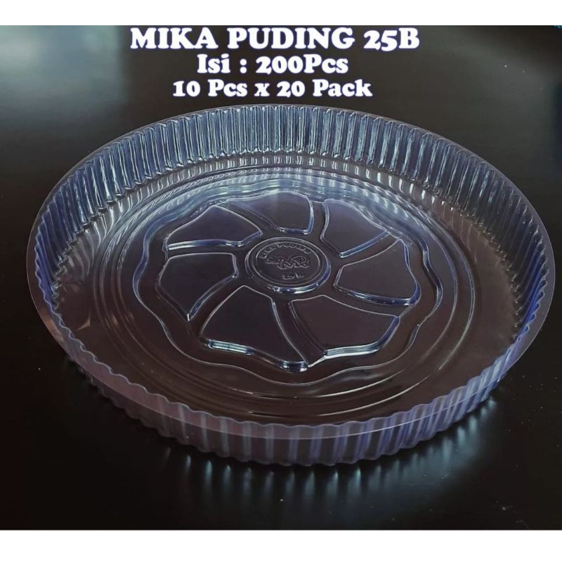 (25B) Mika Alas Puding Diameter 25cm - Alas Tatakan Mika Kue