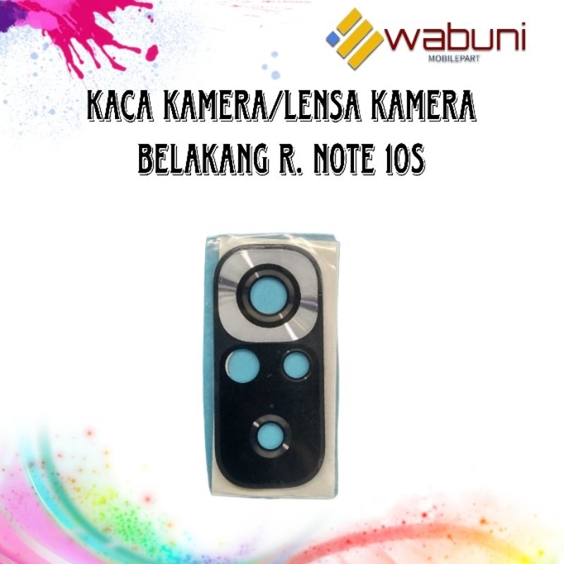 Wabunimobilepart Kaca kamera Redmi Note 10s / Lensa kaca Belakang Redmi Note 10s / Kaca lensa / Lens