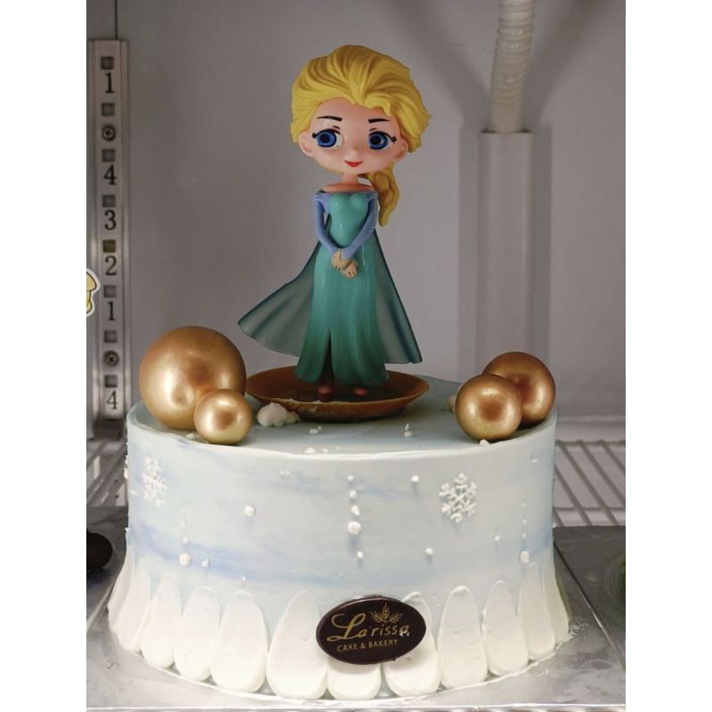 

Kue tart karakter frozen - kue ulang tahun model elsa - birthday cake anak - cake ultah anak