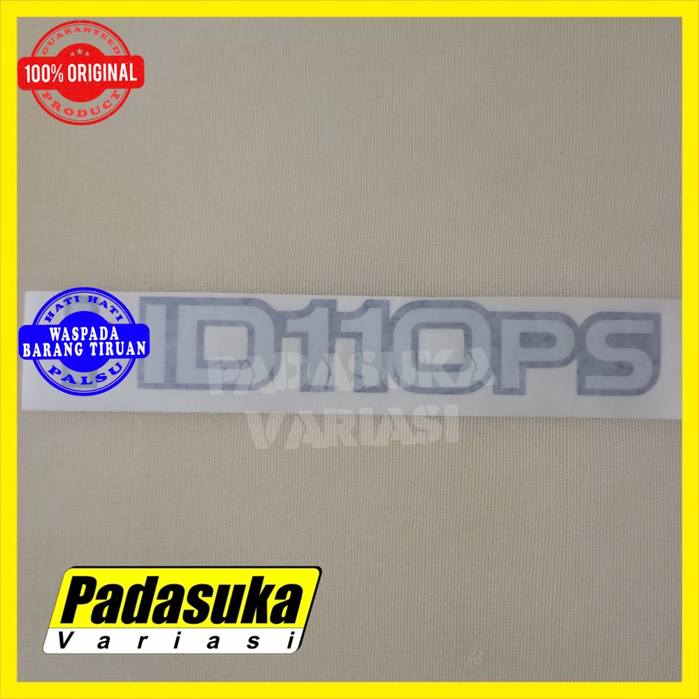 Stiker Canter HD110 PS Depan Orisinil KM902108 BUKAN Stiker Canter 125 PS