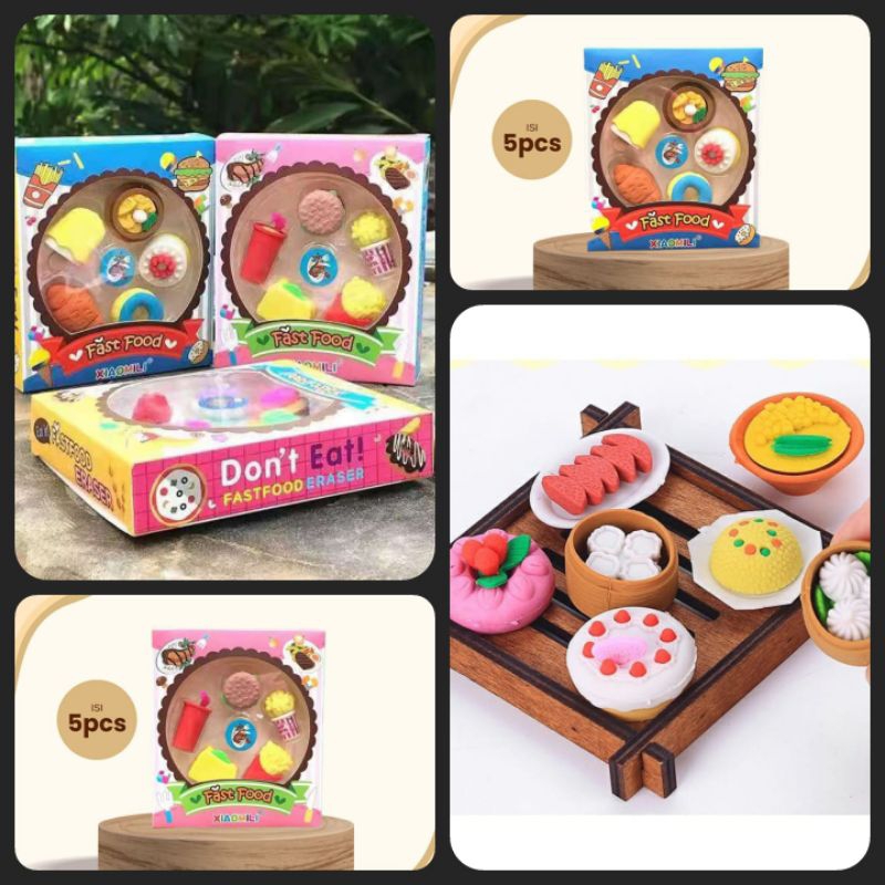 

✨CHM✨ Penghapus Pensil Dinosaurus 7pc / Penghapus Pensi Bentuk Lipstik / Penghapus Pensil Toast Bread / Penghapus Pensil Fast Food / Penghapus Bentuk Lucu / Penghapus Set Karakter Lucu / Penghapus Set Makanan / Penghapus Mini Kecil / Penghapus Warna Warni
