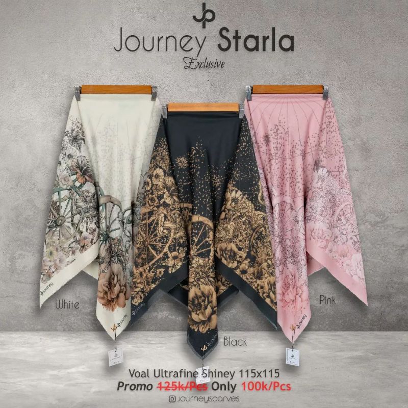 Jilbab Journey Ori Premium Terbaru Starla Series Segiempat Hijab Kekinian Cantik