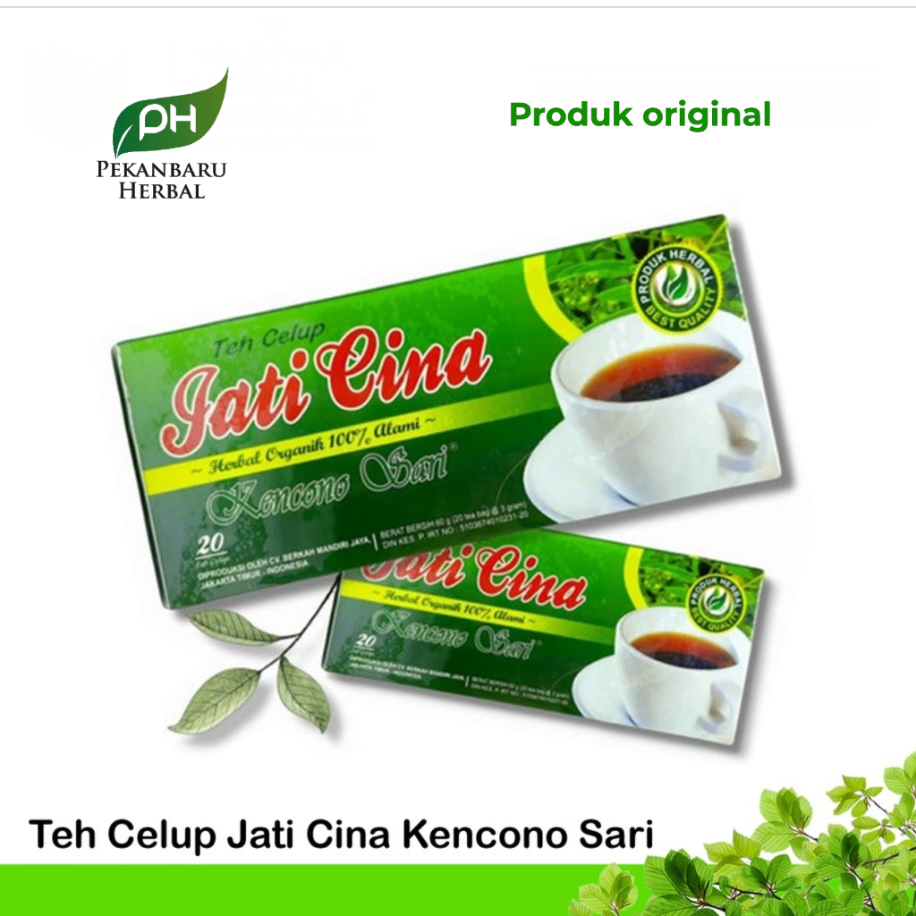 

TEH CELUP JATI CINA KENCONO SARI 1 BOX ISI 20 KANTUNG