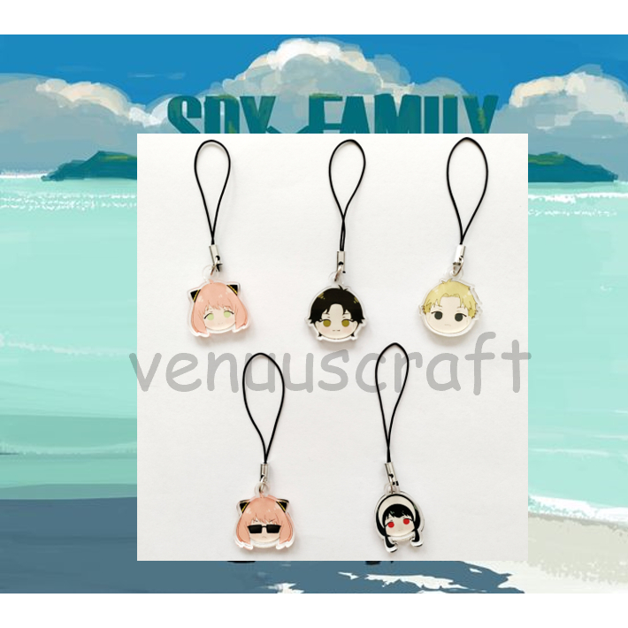 Gantungan Kunci HP Anime Spy x Family