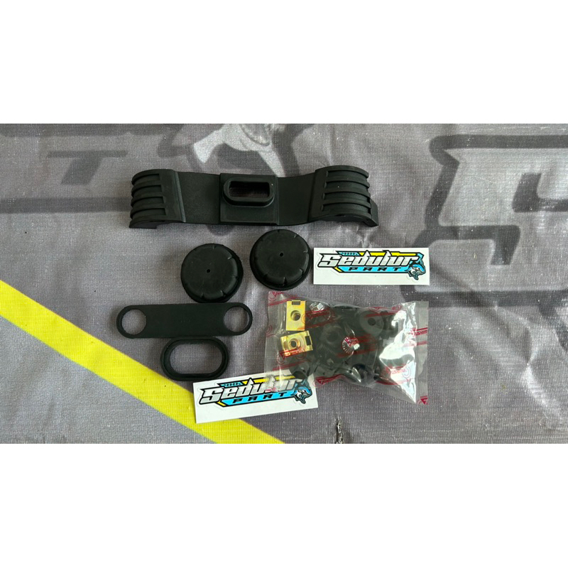 karet body dan baut set yamaha rxz catalyzer rx z baru kualitas setara asli