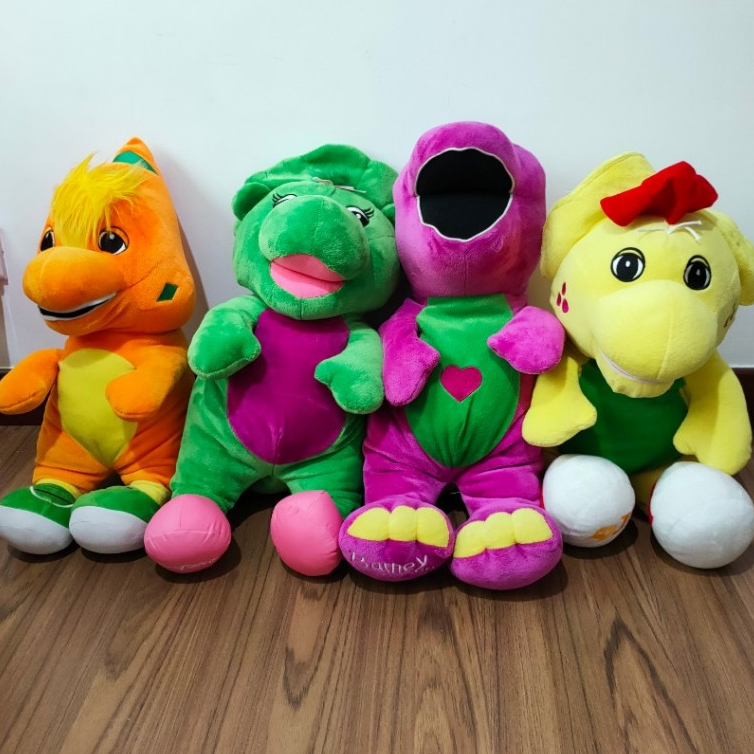 Boneka Barney Baby Bop Bj Size S/20cm Lembut.Maianan Boneka Barney & Friends Lucu.