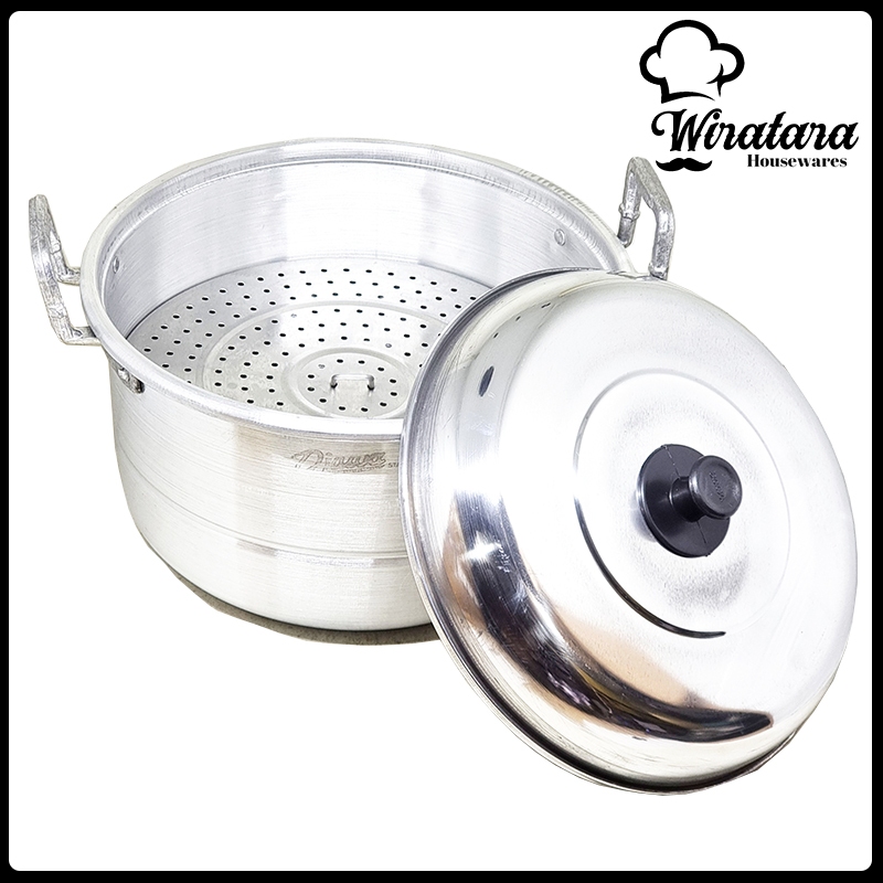 NEW PRODUCT Maspion Dandang Nasi + Kukus Kualitas Premium Panci Kukusan Aluminium Steamer Pengukus