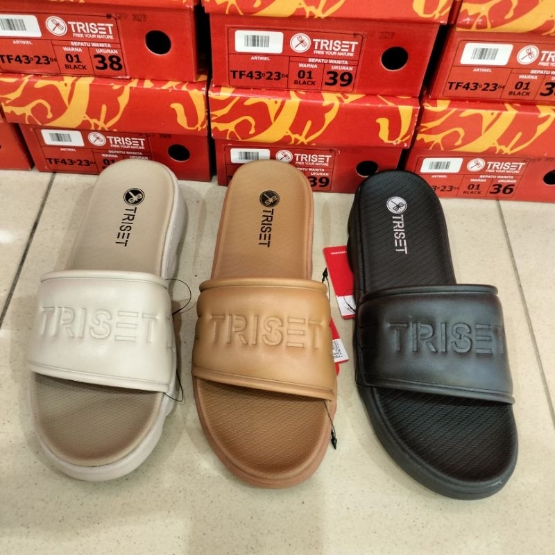 sandal triset cewek ori promo