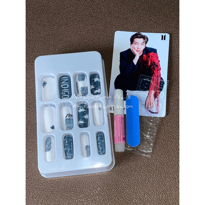 BTS Fake Nails RM