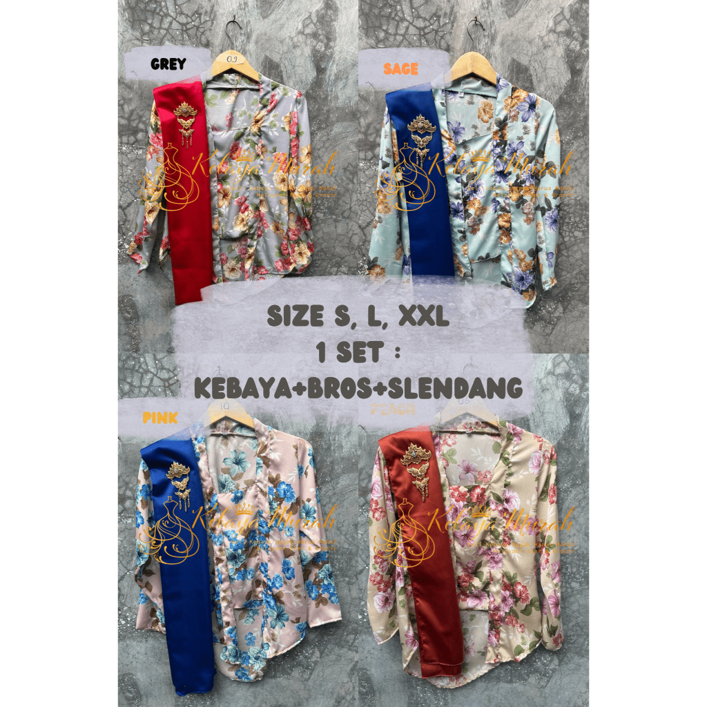 KEBAYA JADUL/FLORAL/BUNGA