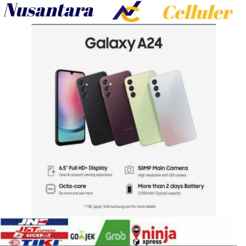 HP SAMSUNG GALAXY A24 RAM 8 GB ROM 128 GB [Samsung A24 8/128] Garansi resmi