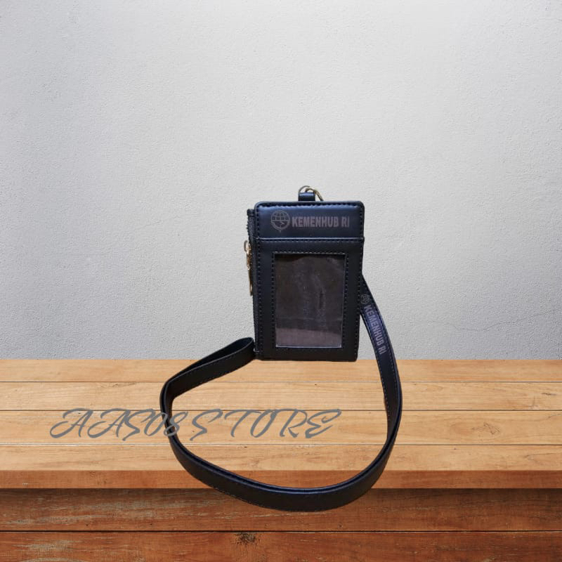 

id card kulit KEMENHUB RI lanyard card holder KEMENHUB RI