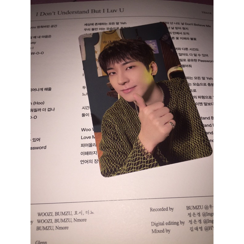 BOOKED by@ariza190704 PHOTOCARD SEVENTEEN WONWOO POB YOUTUBE SEVENTEENTH HEAVEN