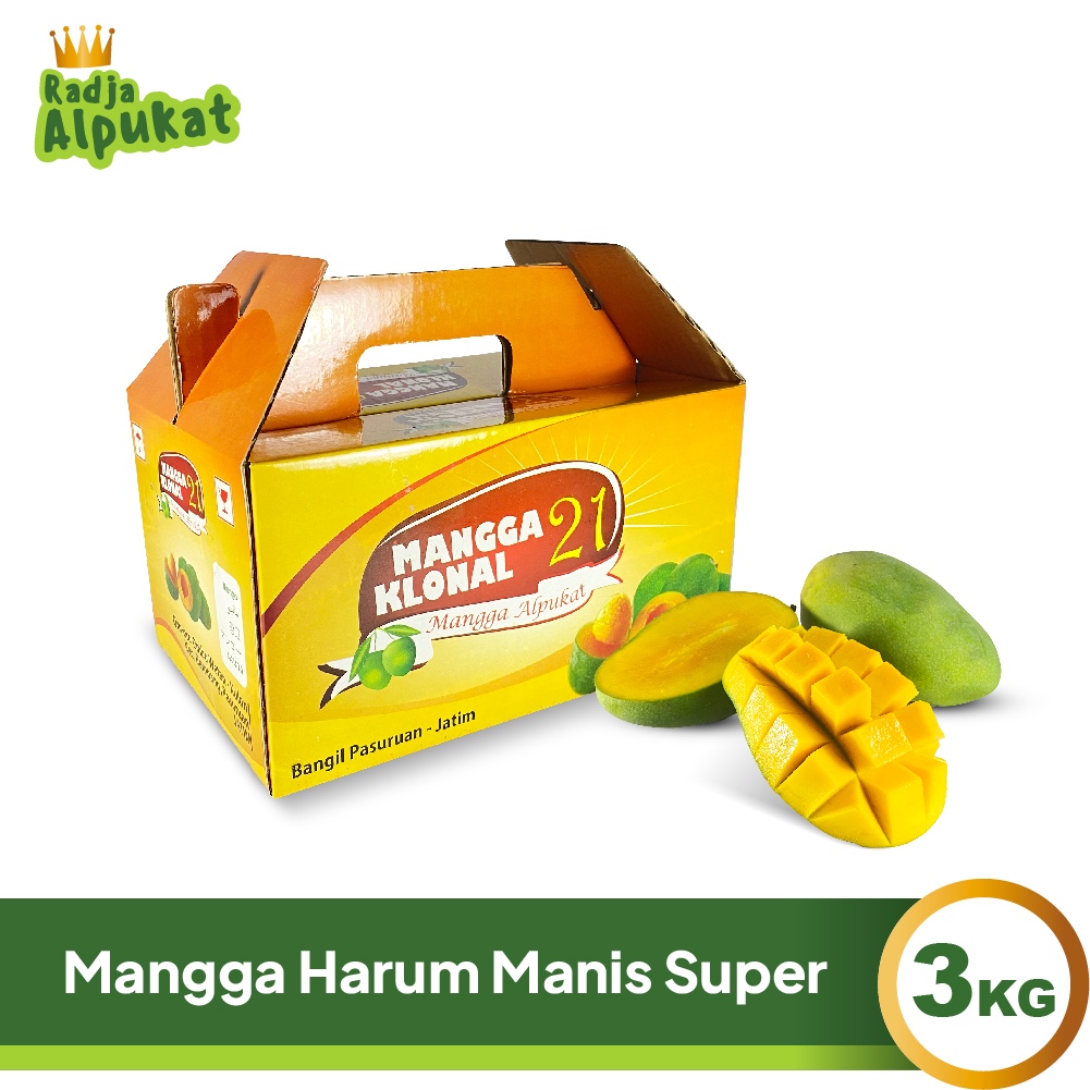 

Mangga Harum Manis Super - Kemasan Dus 3 KG