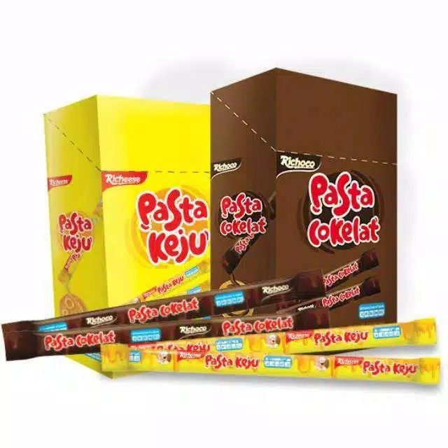 

Richeese Nabati pasta keju/cokelat 30 pcs @8 gr - Cokelat