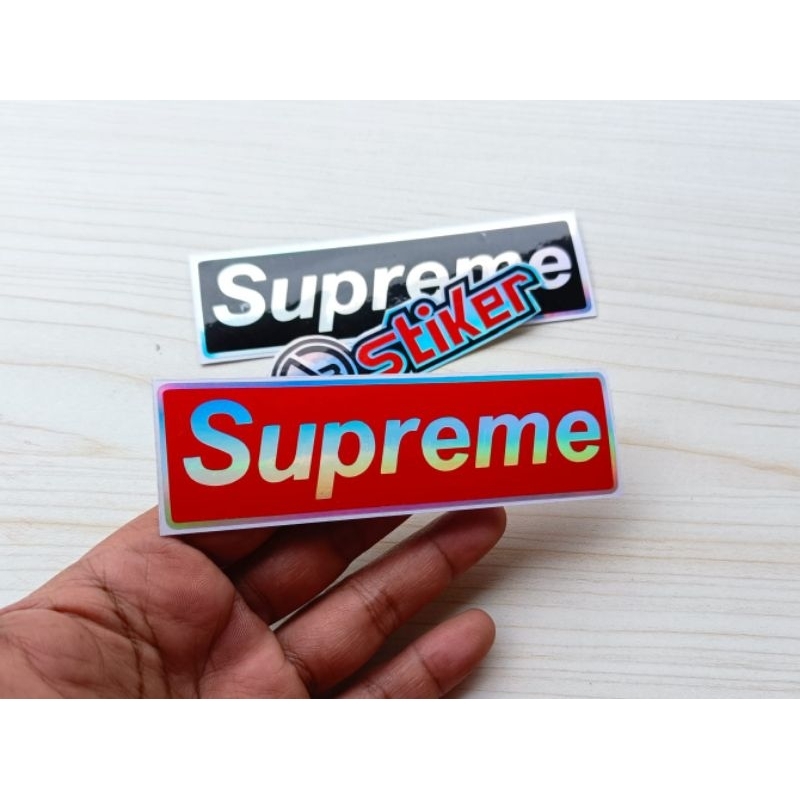 Stiker SUPREME cutting sticker supreme